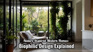 Modern Elegance Meets Nature Best Biophilic Home Designs Of 2024 [upl. by Ladnik235]