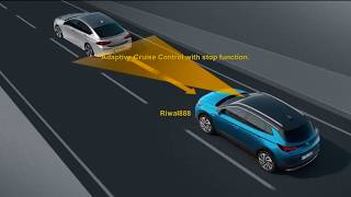 New Opel Grandland X  Driver Assistance Systems HD [upl. by Wolfort]