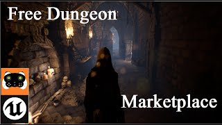 Free Dungeon on Marketplace of Unreal Engine [upl. by Brunn630]