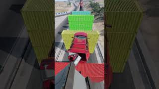 Which car will be able to jump these containers to save my mom in pajamas [upl. by Heer]