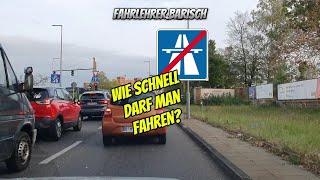 Fahrschule  Wie schnell nach der Autobahn [upl. by Inotna]