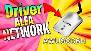 تحميل وتثبيت تعريف قطعة وايفاي الفا How To Install Driver de Antena Alfa AWUS036H windows 10  7 [upl. by Farver]