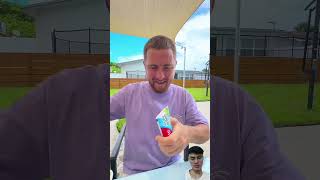 Toothpaste challenge prank funny challenge comedy viralvideo fyp [upl. by Solis]