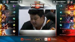 Bazaar Gaming vs Sponsor Neolution  RoV Pro League Presented by Truemove H  Week 8 Day 1 Game 1 [upl. by Obidiah]