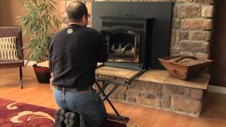 Harman® P35i CleanBurning Pellet Stove Insert Video [upl. by Merrow106]