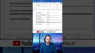 Creazione Linee word wordtipsandtricks wordtricks [upl. by Chud]