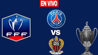 RESUMEN PSG 31 Nice en vivo Copa De Francia [upl. by Erle]