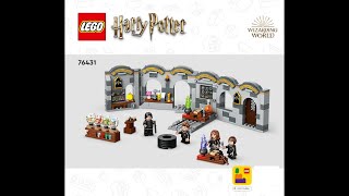 LEGO Instructions  Harry Potter  76431  Hogwarts Castle Potions Class  Philosophers Stone [upl. by Thurman538]