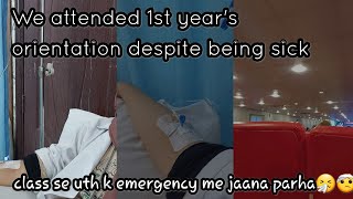 I was rushed to the hospital emergency 😪  The Khan Vlogs [upl. by Horbal422]