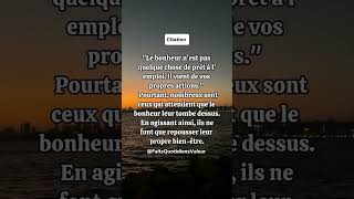 Le bonheur motivation shorts discipline citation quotes determination succes [upl. by Oswald]