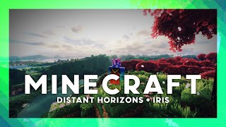 Minecraft Never Looked This Good  Guide  Distant Horizons  Shaders [upl. by Holcman584]