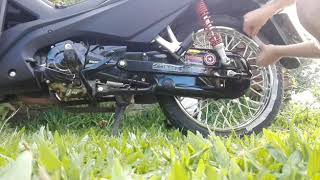 PINTANDO LLANTAS de honda wave 110S 2018DISCULPEN EL AUDIO [upl. by Othe875]