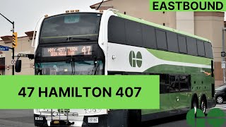 GO Transit Route 47 Eastbound in 5 Minutes [upl. by Robby38]