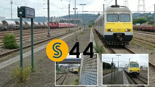 NMBS SNCB  MS AM 80 BREAK  S44 Bressoux 4IX2024 [upl. by Salisbury]