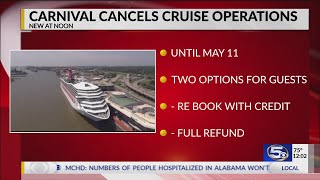 Carnival cancels cruises through May 11 [upl. by Carita]