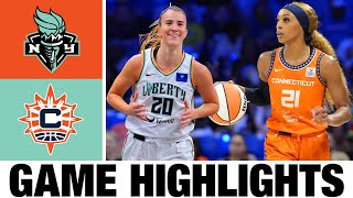 New York Liberty vs Connecticut Sun FULL GAME Highlights  2024 Womens Basketball [upl. by Ibrek157]