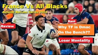 Review France Vs All Blacks Autumn Nations Series 2024 Analysis Reactions and Recap [upl. by Plafker]