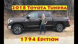 2018 Toyota Tundra 1794 Edition  Classic Meets Luxury [upl. by Margarette856]