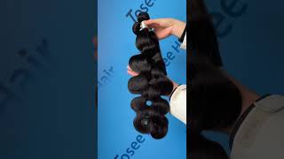 Body wave bundles human hair fyp christmas humanhairbundles bodywavebundles toseehair [upl. by Gombach278]