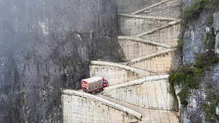 Climbing Impossible Mountain Road in China [upl. by Ambrosia383]