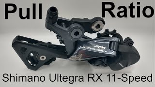 Shimano Ultegra 11Speed Derailleur Pull Ratio Measurements [upl. by Vevay]