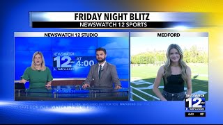 NewsWatch 12 Sports previews tonights high school football game [upl. by Noyrb]