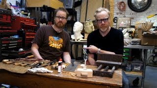 Learning How To Make Dovetail Joints with Adam Savage [upl. by Zerla]