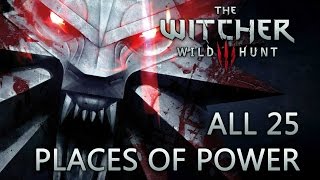 Witcher 3 All 25 Places of Power explained [upl. by Inttirb350]