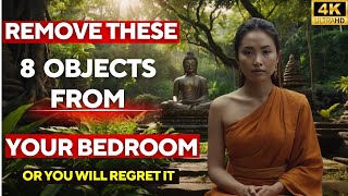 🚨REMOVE these 8 OBJECTS from your BEDROOM 🌕 Or you will REGRET IT Buddhist teachings 🌟 [upl. by Hsilgne]