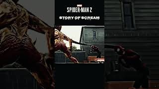 Story of spiderman 🕷👱 screams MJ shorts scream spiderman shorts [upl. by Derron]