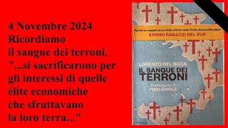 4 Novembre 2024 Ricordiamo il sangue dei terroni quotsi sacrificarono per gli interessi diquot [upl. by Opaline]