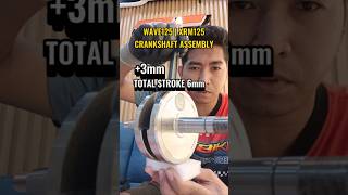 Crankshaft Assembly3mm total stroke 5790mm  6mm Forged con rod w 2mm Alloy Block Gasket [upl. by Chilt507]