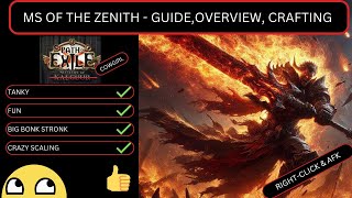 PoE 325  MS of ZENITH  GUIDE GEAR amp OVERVIEW CRAFTING [upl. by Basilio]