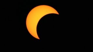 Partial 80 Solar Eclipse Timelapse May 20 2012 V11482 [upl. by Ilsa830]