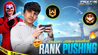 RANK PUSH TO GRANDMASTER🔥 VERY HARD😨I FREE FIRE🔥 [upl. by Persse]