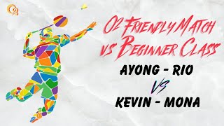 Sparring Beginner Class Ayong  Rio VS Kevin  Mona [upl. by Aicilyt]