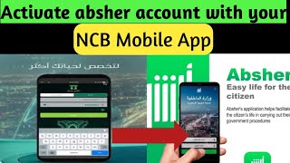 Absher account activation without absher machineHow to activate absher account online through NCB [upl. by Hctub]