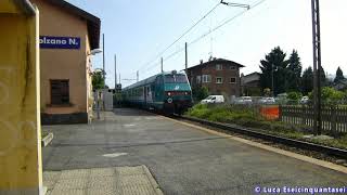 Treno Regionale 10258 Novara  Domodossola in transito a Bolzano Novarese [upl. by Otilopih418]