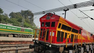 FGR TO CNB JOURNEY  3 TRAINS  PASSENGER  KALINDI  UTSARG  1 DAY 3 TRAINS [upl. by Ogilvie564]