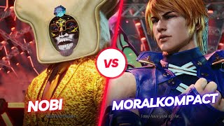 Tekken 8  Nobi Raven Vs Moralkompact Claudio  High Level Gameplay [upl. by Skelton260]