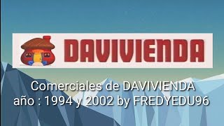 Comerciales Colombianos de DAVIVIENDA año 1994 y 2002 by FREDYEDU96 [upl. by Taber]