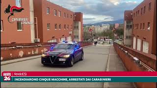 Rende Incendiarono cinque macchine arrestati dai carabinieri [upl. by Hayyikaz]