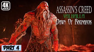 ASSASSINS CREED VALHALLA Dawn Of Ragnarok Walkthrough Gameplay  Part 4 4K 60FPS [upl. by Lash]