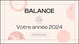 Horoscope 2024 Balance ♎️ Christine Haas amp Zoé Lafont [upl. by Nahtanha]