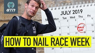 How To Plan Your Race Week  Triathlon Training Explained [upl. by Ojeillib845]