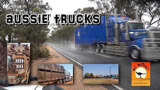 Australian Road trains and trucks in action  Ozoutback truckers [upl. by Ailaht532]