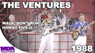 The Ventures  quotWalk Dont Runquot amp quotHawaii FiveOquot 1988  MDA Telethon [upl. by Prentice762]