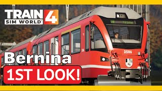 Bernina Line FIRST LOOK  Train Sim World 4 [upl. by Corette]