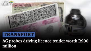 AG probes driving licence tender worth R900 million [upl. by Ardnekal266]