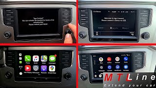 VW Passat B8 MY2017 – AppConnect Android Auto Apple CarPlay [upl. by Melmon]